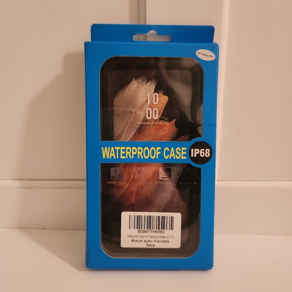 Samsung Galaxy S21 Black Waterproof Sumsung Phone Case